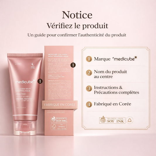 Masque enveloppant de nuit au collagène Medicube
